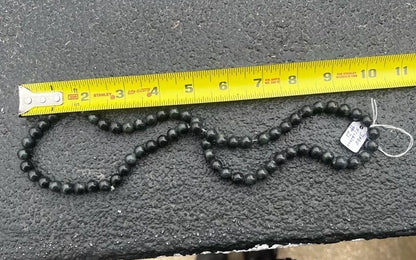 Green Antique / Vintage Spinach Natural Nephrite Jade Beaded Necklace0