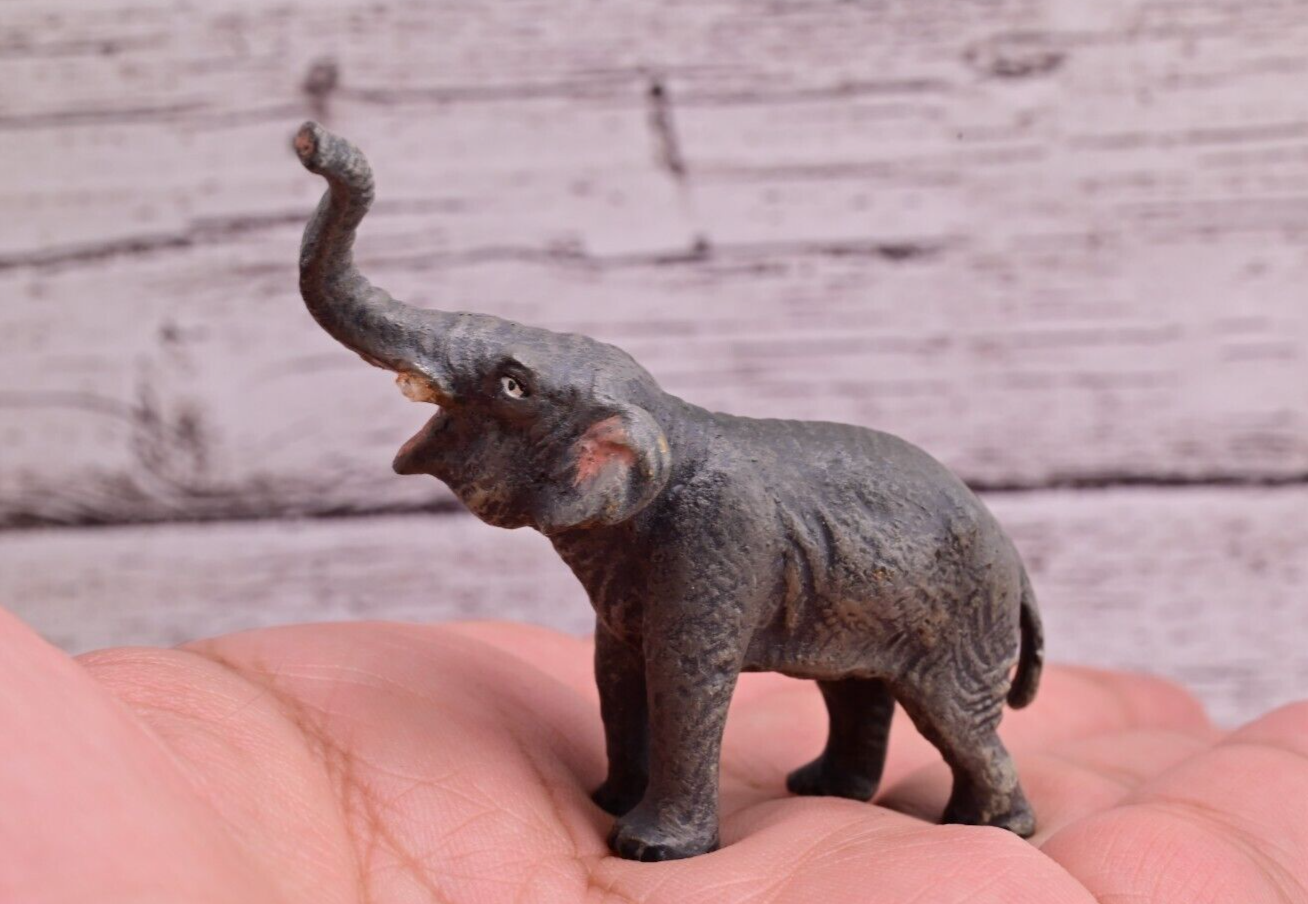Gorgeous Antique Austrian Vienna Cold Painted Bronze Figure of Elephant3