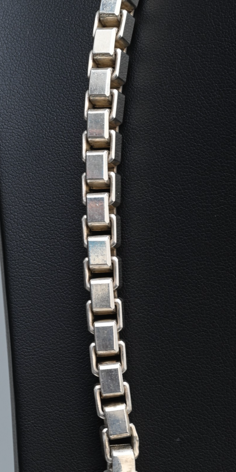 Heavy Unisex Italian Sterling Silver 22" L  7 mm Box / Rolo Link Chain Necklace2