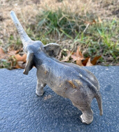 Very Large Antique Austrian Vienna Cold Painted Bronze Figure of Elephant6