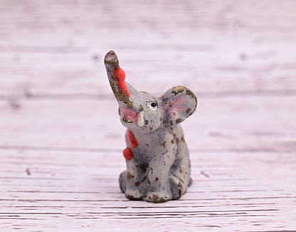 Original Miniature Antique Austrian Vienna Cold Painted Bronze of Elephant4