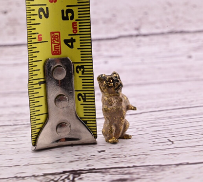 Amazing Antique Austrian Vienna Cold Painted Bronze Figure of Cute Small Pug14