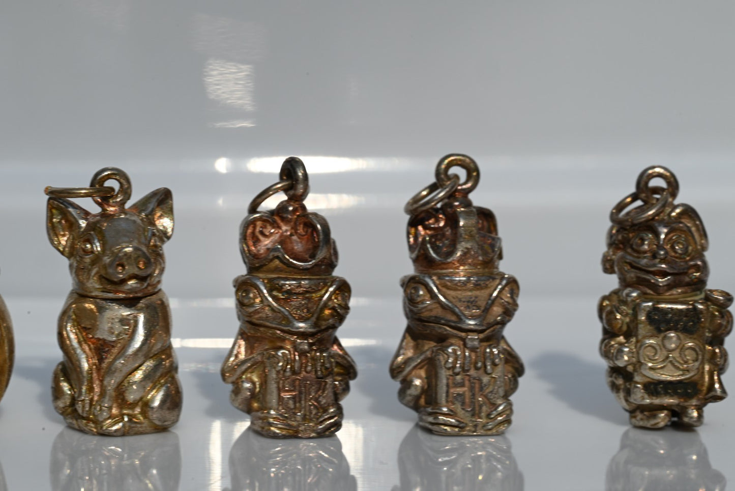 Rare Harmony Kingdom Lord Byron Sterling Silver Tiny Treasure Storage Pendants2