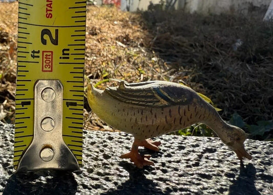 Lovely Small Antique Austrian Vienna Cold Painted Bronze Figure of Duck0