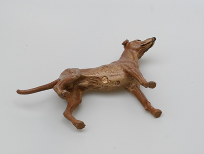 Vintage Austrian Vienna Cold Painted Bronze Figure of Italian Greyhound9