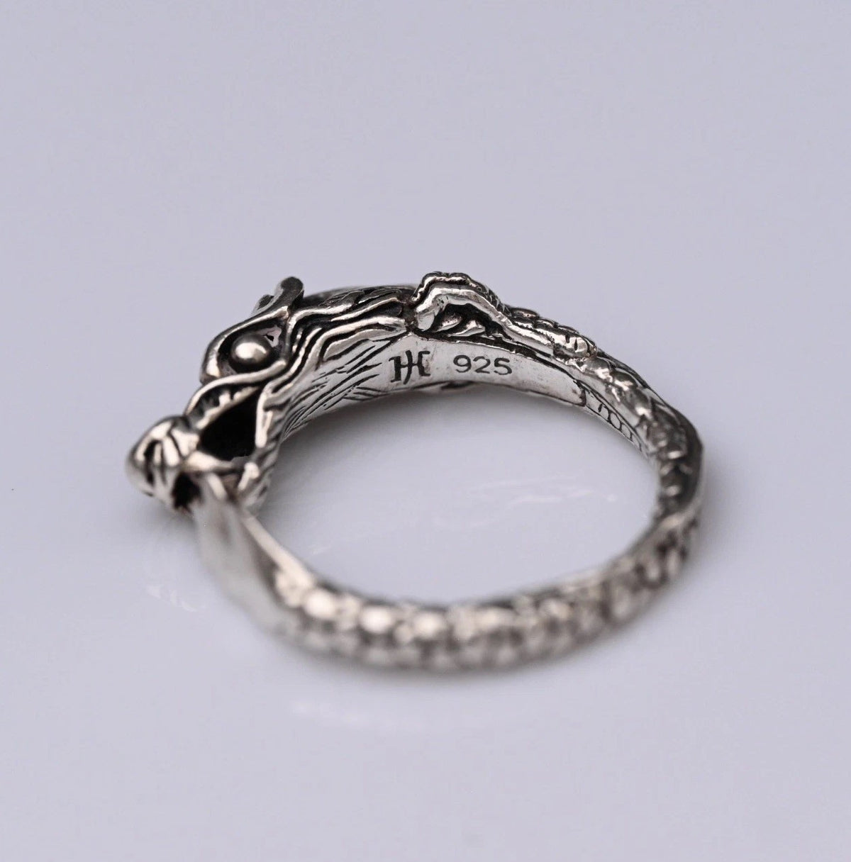 Vintage John Hardy Sterling Silver Naga Dragon Ring5