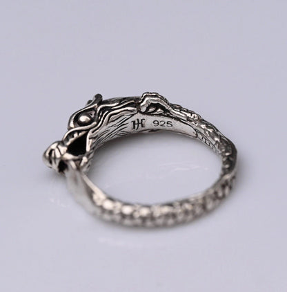 Vintage John Hardy Sterling Silver Naga Dragon Ring5