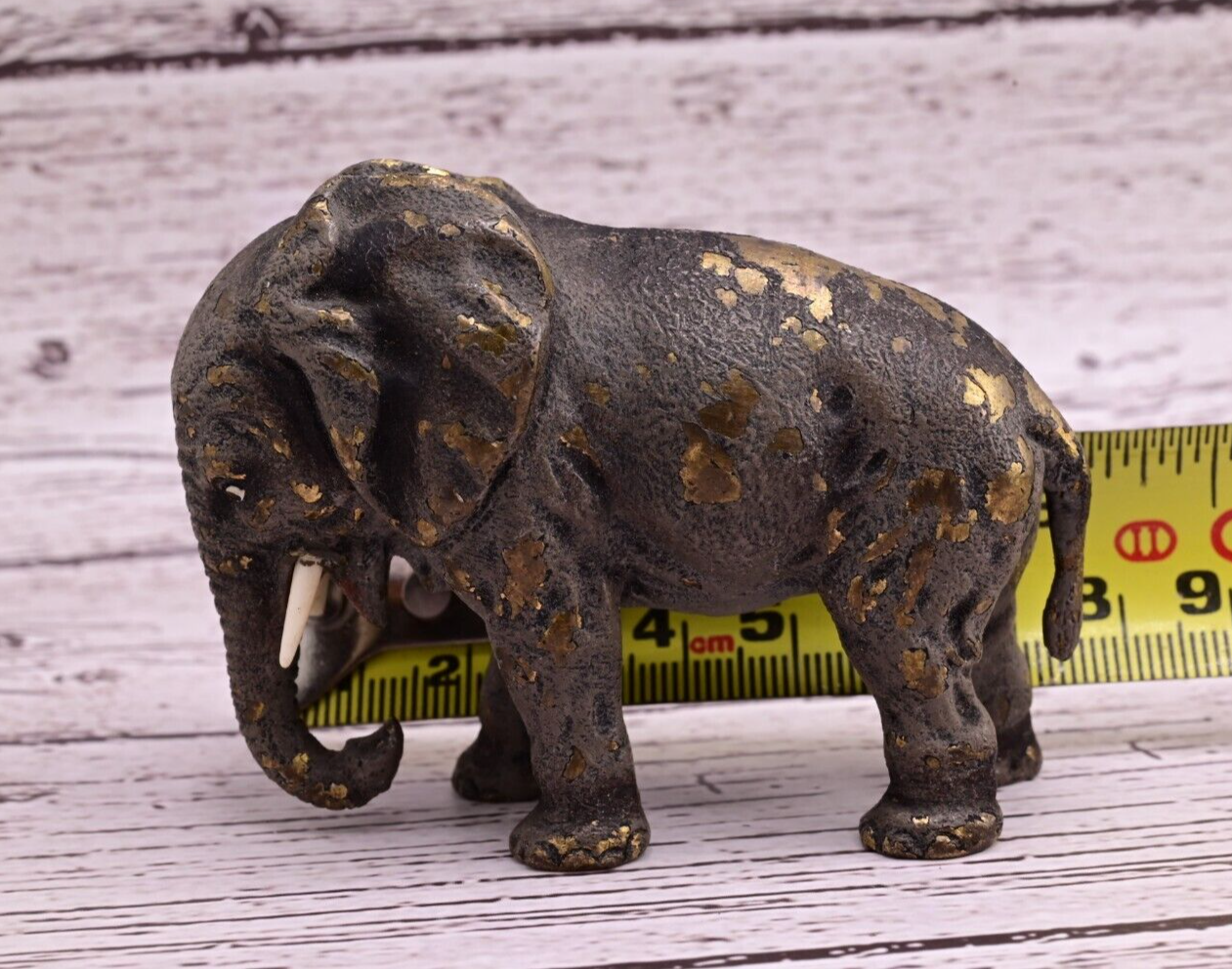 High Quality Antique Austrian Vienna Cold Painted Bronze Figure of Elephant14