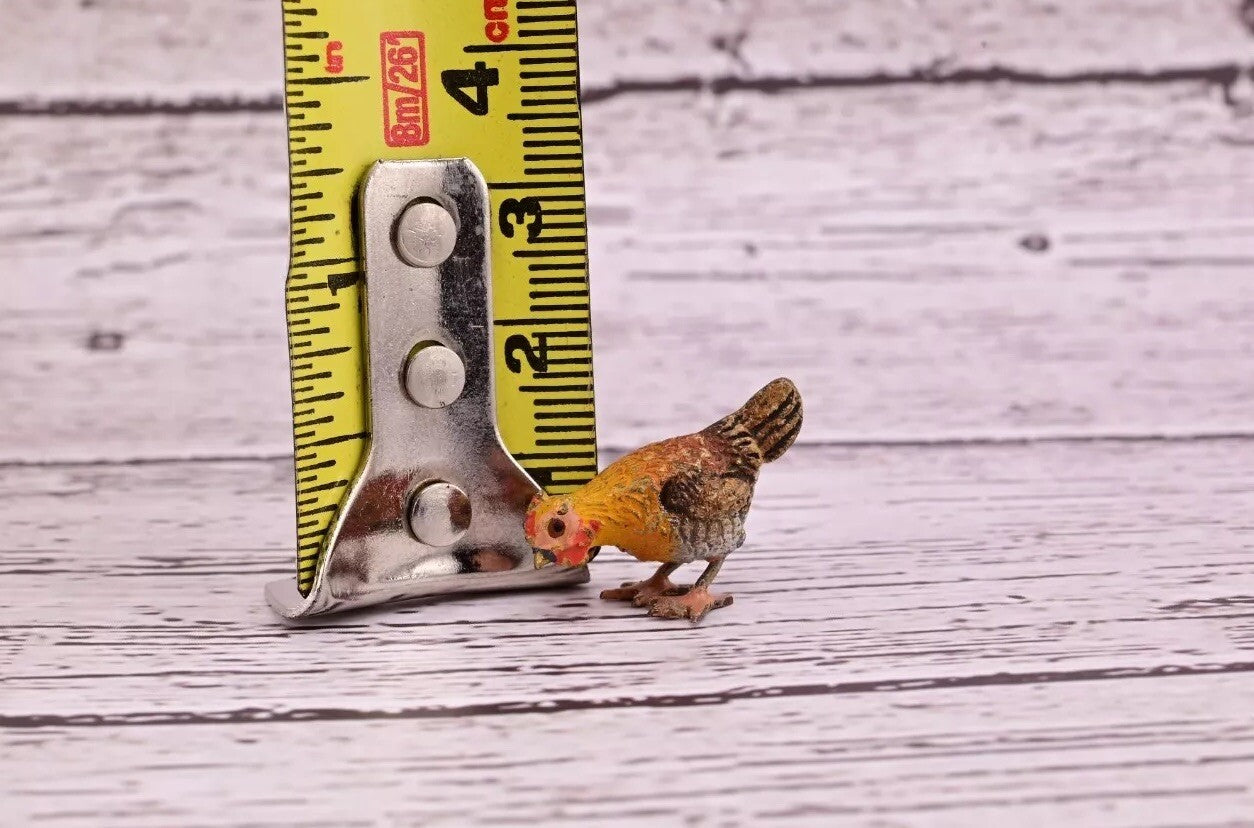 Super Cute Antique Austrian Vienna Cold Painted Bronze Figure of Chicken7