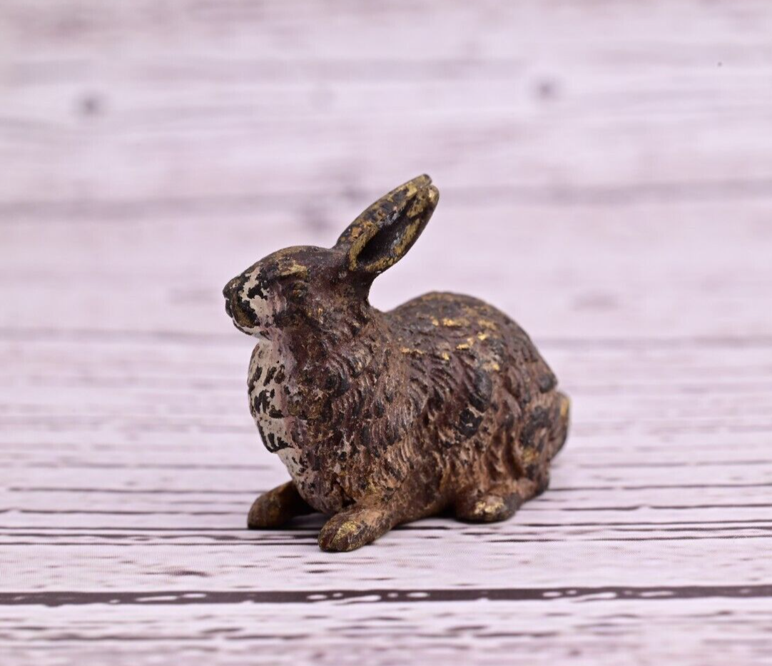 Fine Quality Antique Cold Painted Austrian Vienna Bronze Figure of Rabbit11