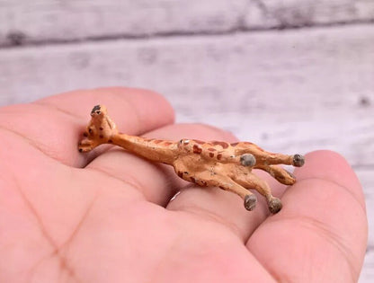 Collectible Antique Austrian Vienna Cold Painted Bronze Figure of Little Giraffe9