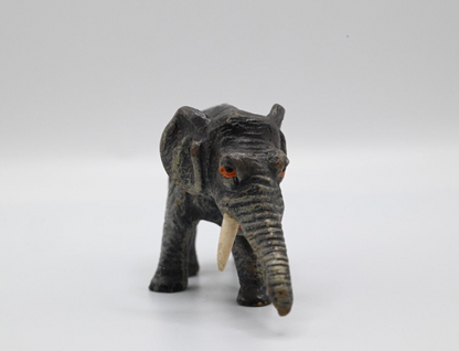 Gorgeous Antique Austrian Vienna Cold Painted Bronze Figure of Elephant5