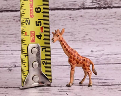 Cute Antique Austrian Vienna Cold Painted Bronze Figure of Small Giraffe4