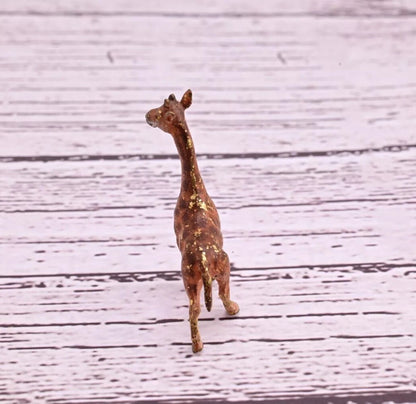 High Quality Antique Austrian Vienna Cold Painted Bronze Figure of Small Giraffe5