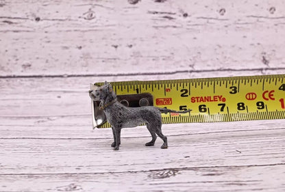 Early Antique 1900s Austrian Vienna Cold Painted Bronze Figure of Great Dane Dog7