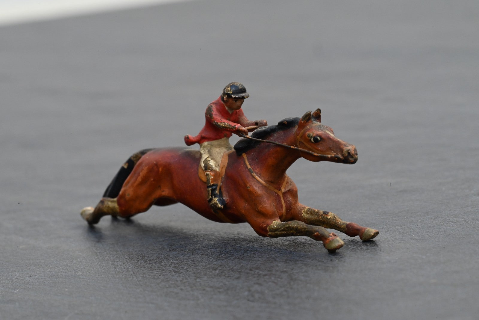 Awesome Austrian Vienna Cold Painted Bronze Figure of Jockey Riding Racehorse4