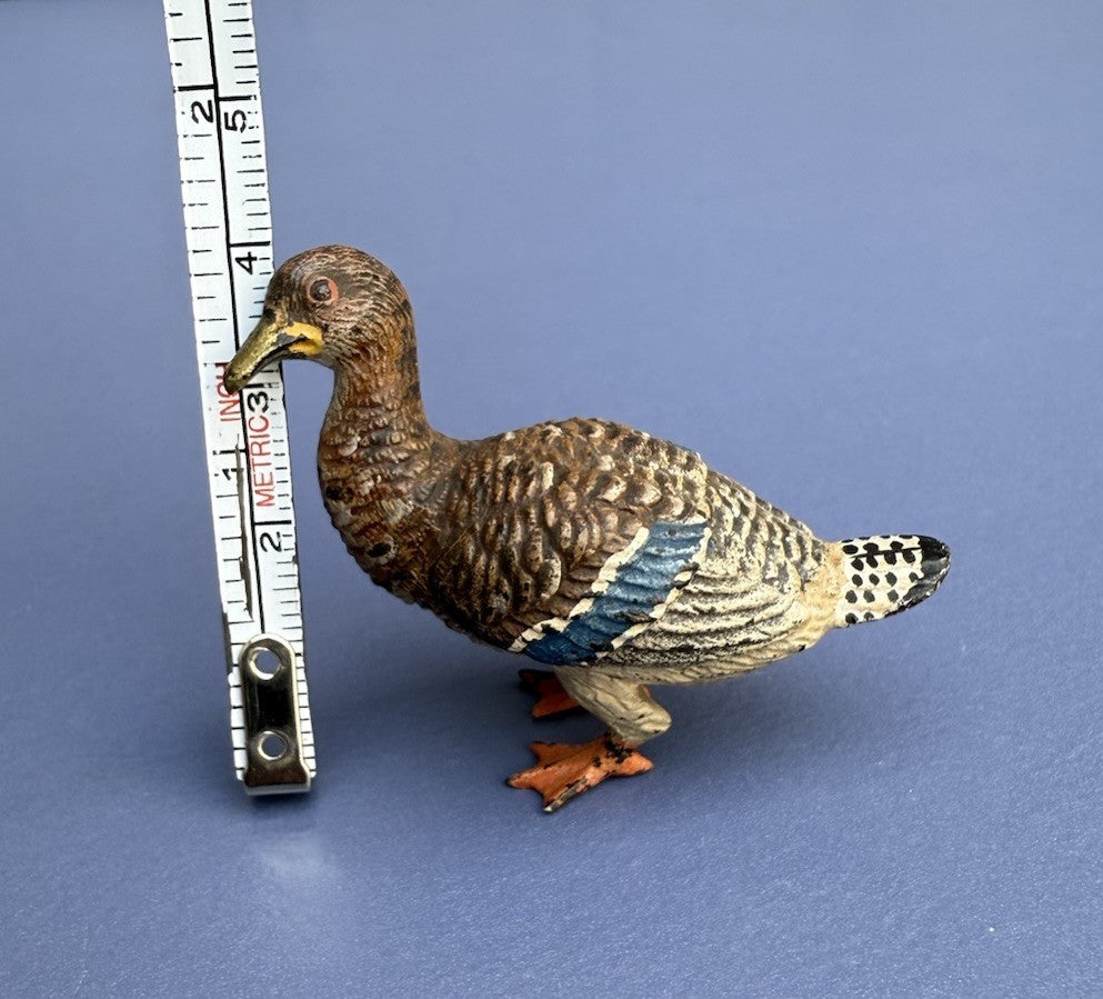 Life-Like Antique Austrian Vienna Cold Painted Bronze Figure of Duck7