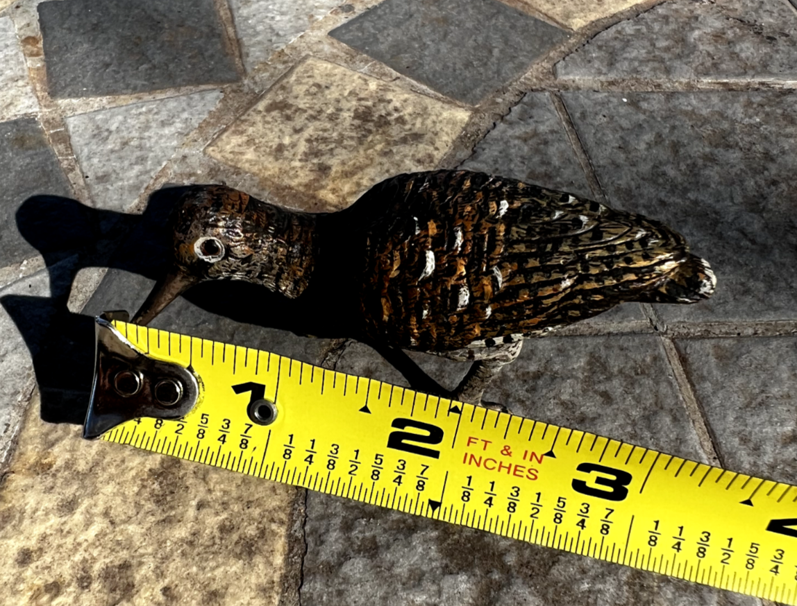 Antique Austrian Vienna Cold Painted Bronze Figure of Eurasian Woodcock10