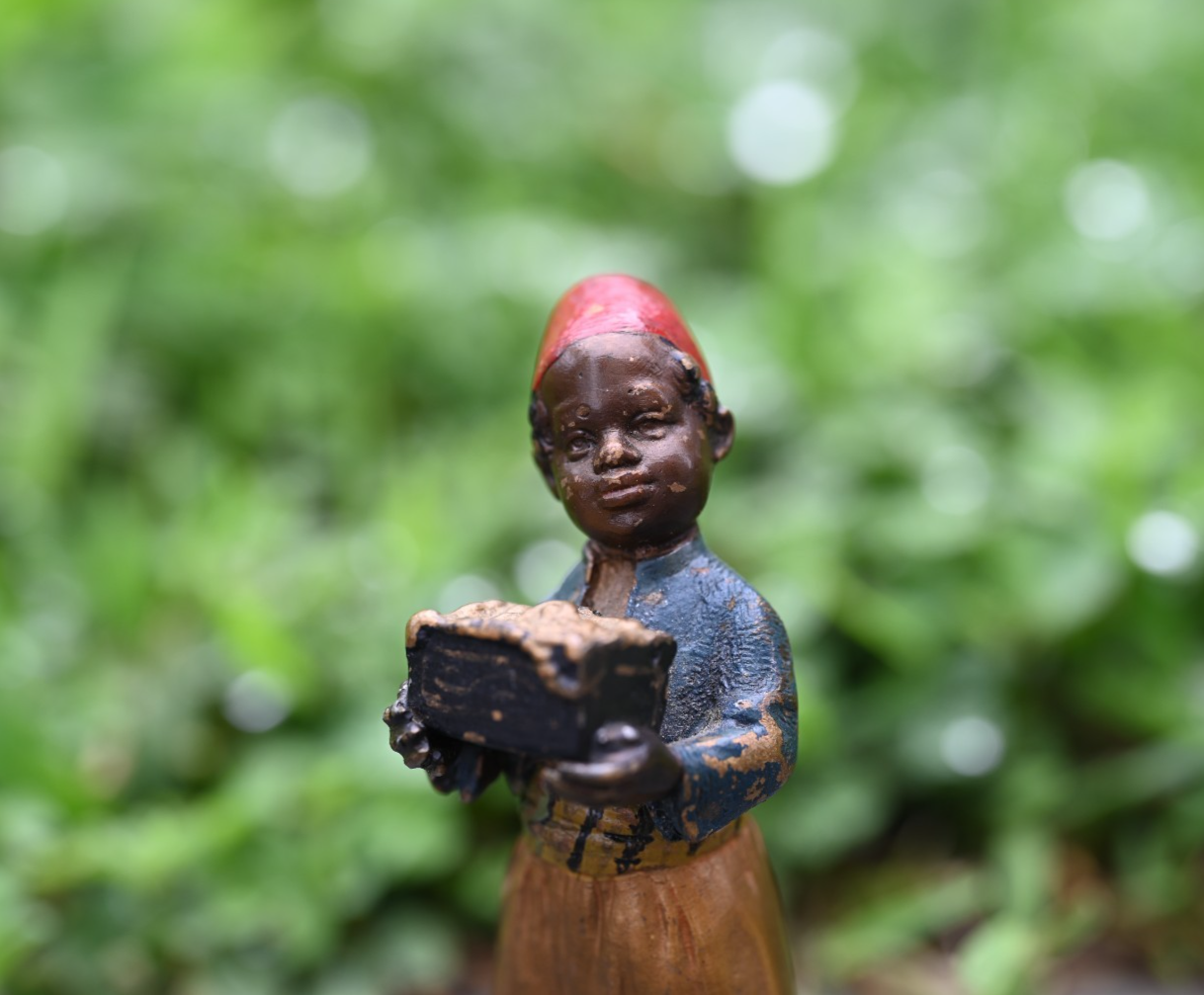 Original 1900s Franz Bergman Austrian Vienna Cold Painted Bronze Figure Arab Boy1