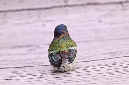 Early Antique Vienna Cold Painted Bronze Figure of Cute Small Great Tit Bird3