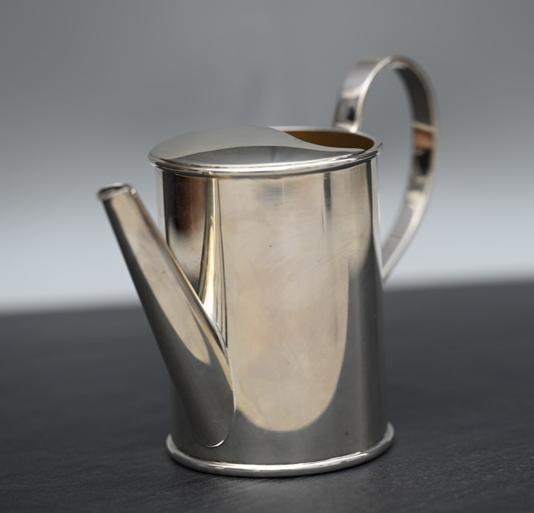 Simple yet Elegant Sterling Silver Watering Can / Creamer Signed Asprey1