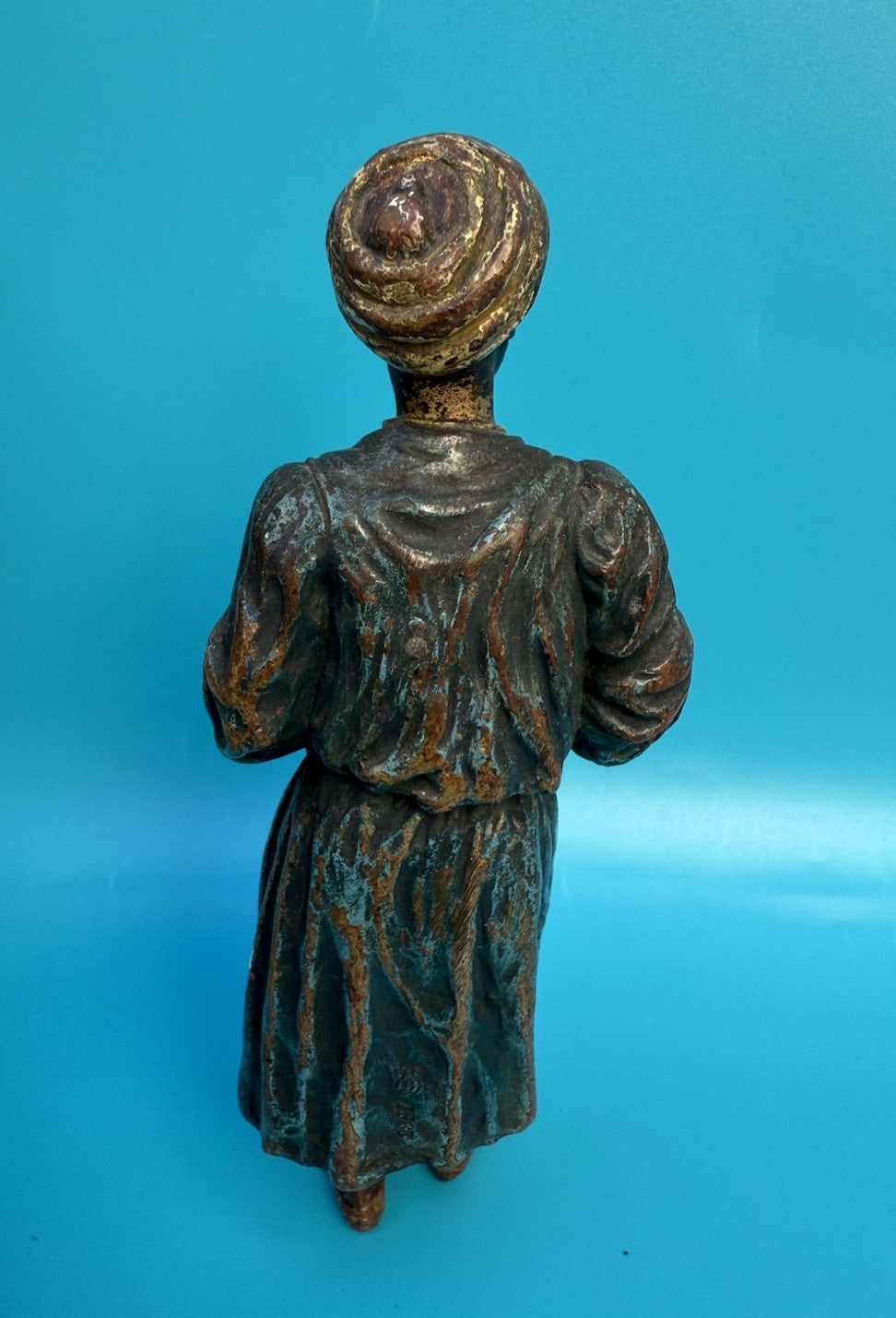 Antique Franz Bergman Austrian Vienna Cold Painted Bronze Figure of Bedouin Arab3