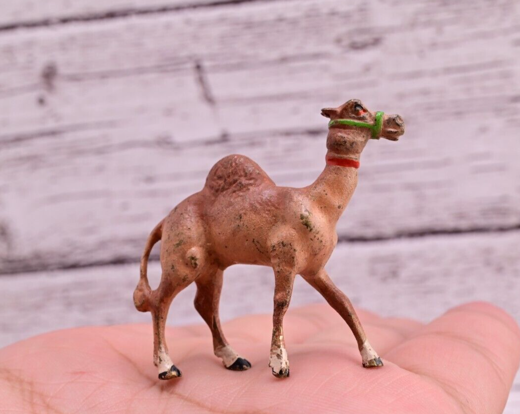 Original Miniature Antique Austrian Vienna Cold Painted Bronze of Desert Camel8