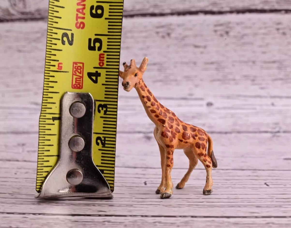 Lovely Antique Austrian Vienna Cold Painted Bronze Figure Little Giraffe7