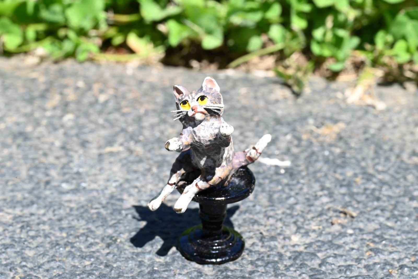 Fritz Bergmann  Austrian Vienna Cold  Painted Bronze Musical Cat Playing Piano8