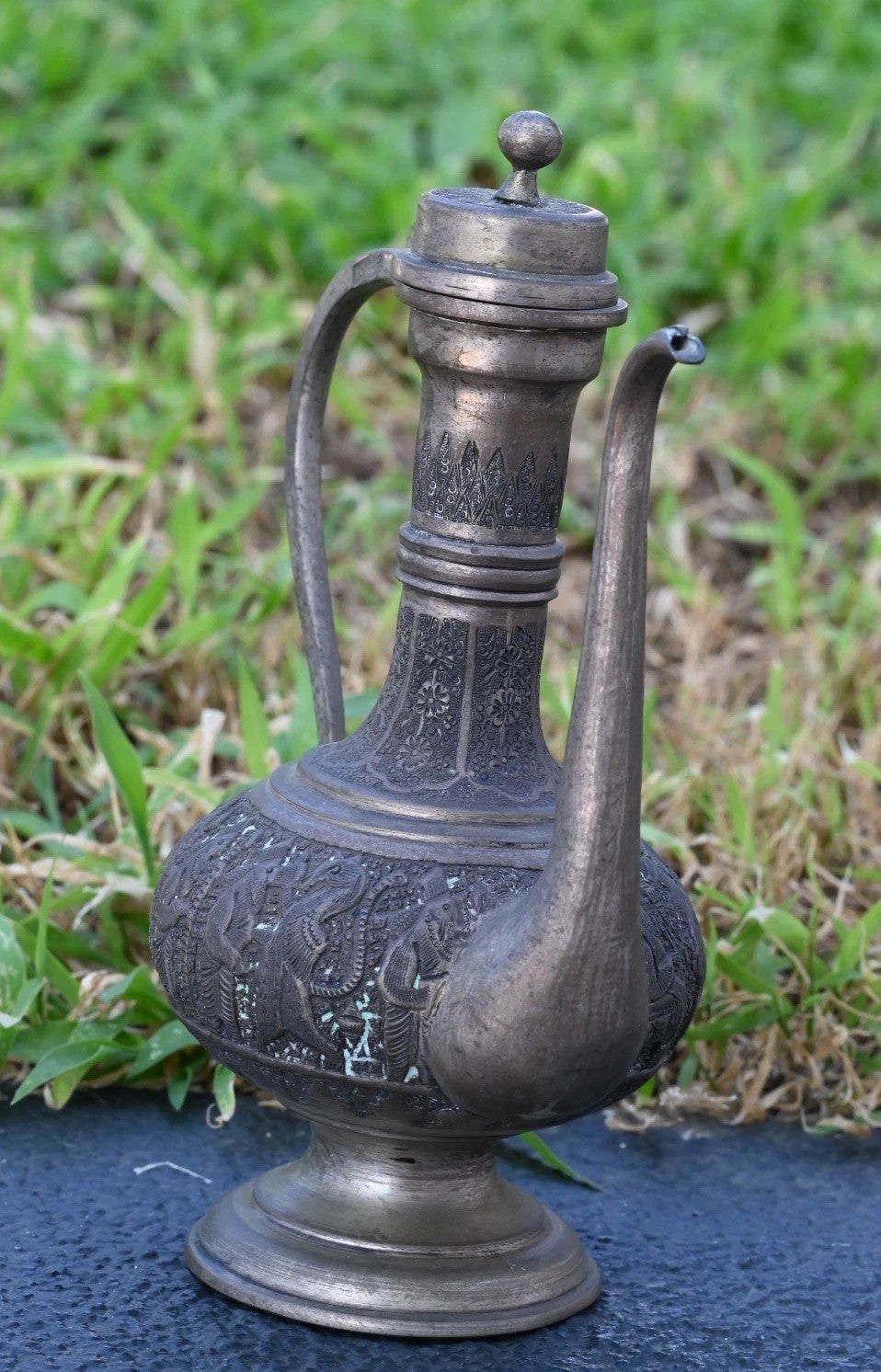 Stunning Antique 1900s Middle Eastern Silver Coffee / Teapot Signed*2