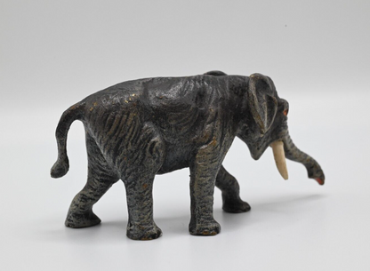 Gorgeous Antique Austrian Vienna Cold Painted Bronze Figure of Elephant4