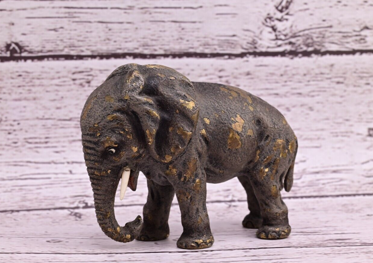 High Quality Antique Austrian Vienna Cold Painted Bronze Figure of Elephant6