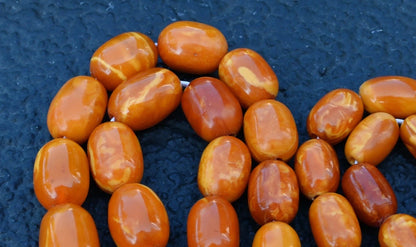 Genuine Marbled Natural Baltic Butterscotch Amber Beaded Necklace5