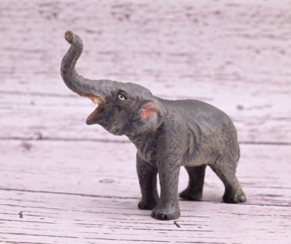 Gorgeous Antique Austrian Vienna Cold Painted Bronze Figure of Elephant8