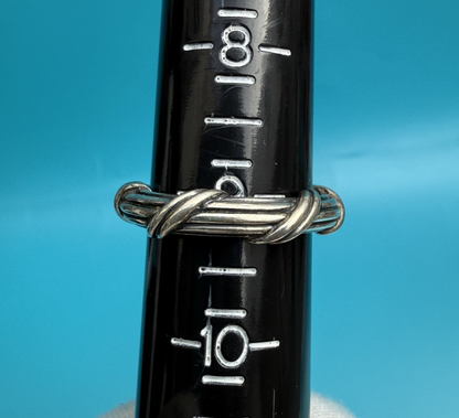 Elegant Twisted Rope Design Sterling Silver Ring by Peter Thomas Roth2
