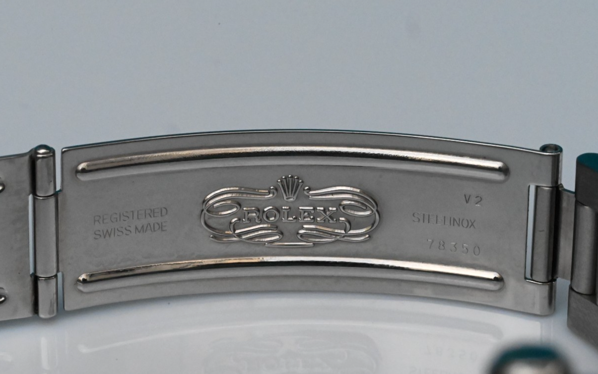 34mm Mid-1990s Rolex Oyster Perpetual Date Silver Dial Stainless Steel 1520010