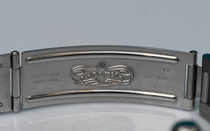 34mm Mid-1990s Rolex Oyster Perpetual Date Silver Dial Stainless Steel 1520010