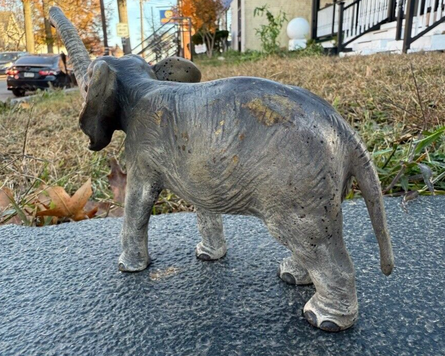 Very Large Antique Austrian Vienna Cold Painted Bronze Figure of Elephant9