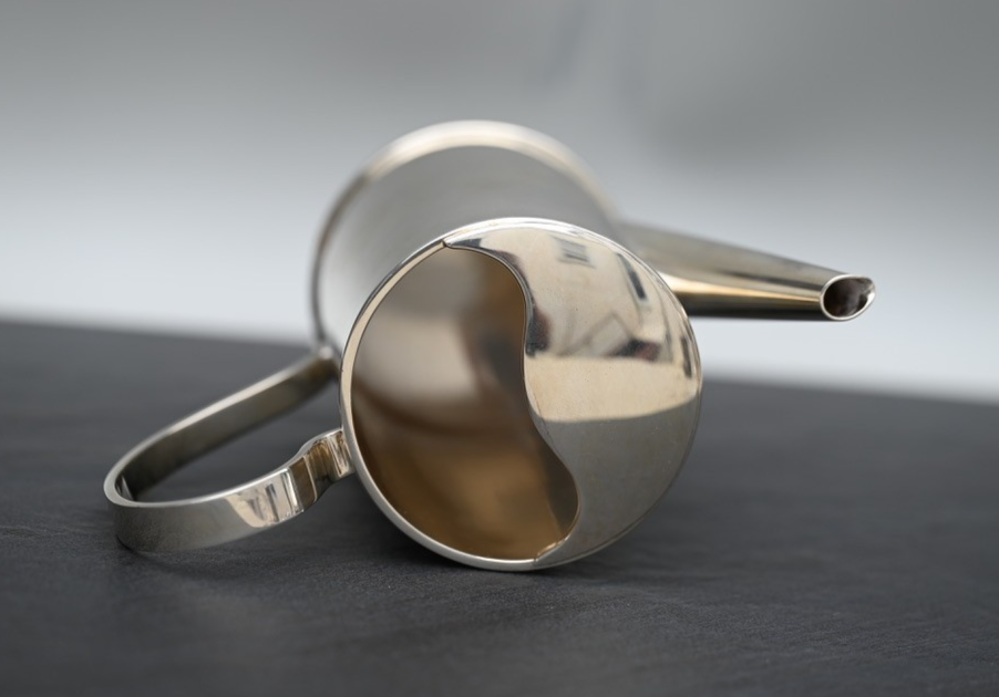 Simple yet Elegant Sterling Silver Watering Can / Creamer Signed Asprey5