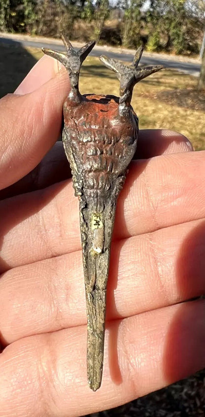Antique Austrian Vienna Cold Painted Bronze Figure of Ring Neck Pheasant9