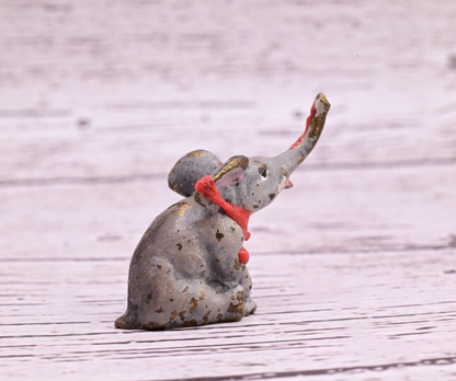 Original Miniature Antique Austrian Vienna Cold Painted Bronze of Elephant1