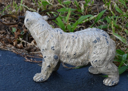 Unusual Antique German Cold Painted Polar Bear, Table Decor Salt & Pepper Holder3