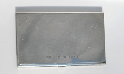 Vintage Tiffany & Co. Sterling Silver Card Case0