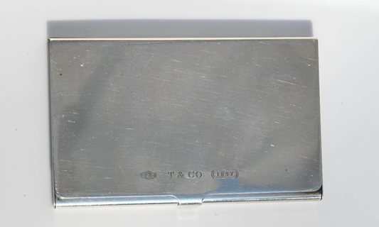 Vintage Tiffany & Co. Sterling Silver Card Case0
