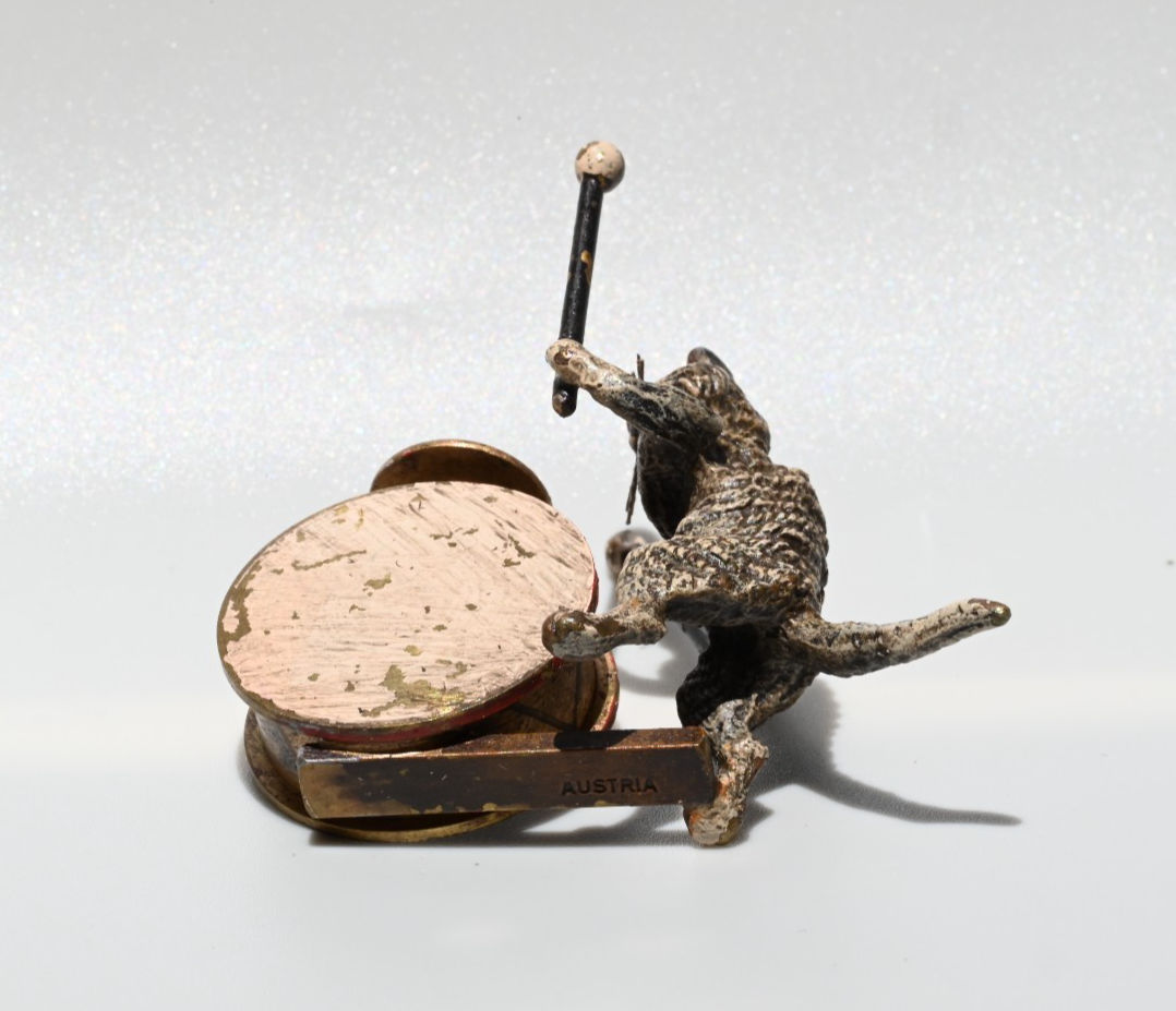 Rare Antique Franz Bergmann Austrian Vienna Cold Painted Bronze Cat Orchestra5