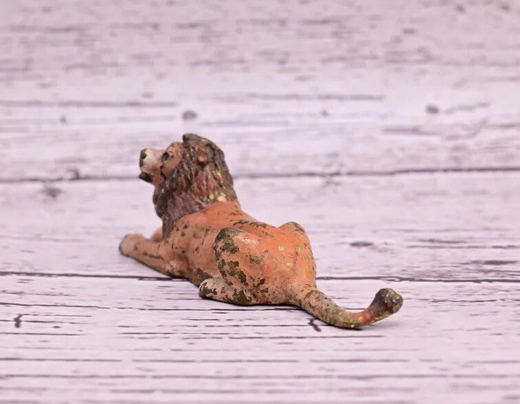 Early Antique Austrian Vienna Bronze Figure of Sitting Lion2