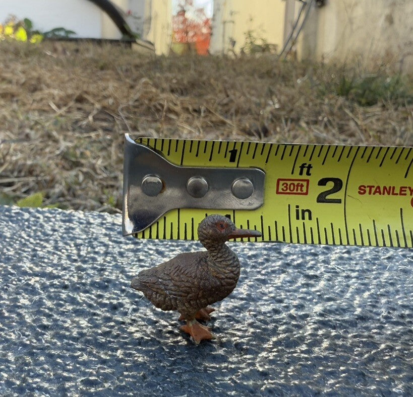 Antique Austrian Vienna Cold Painted Bronze Figure of Miniature Standing Duck3