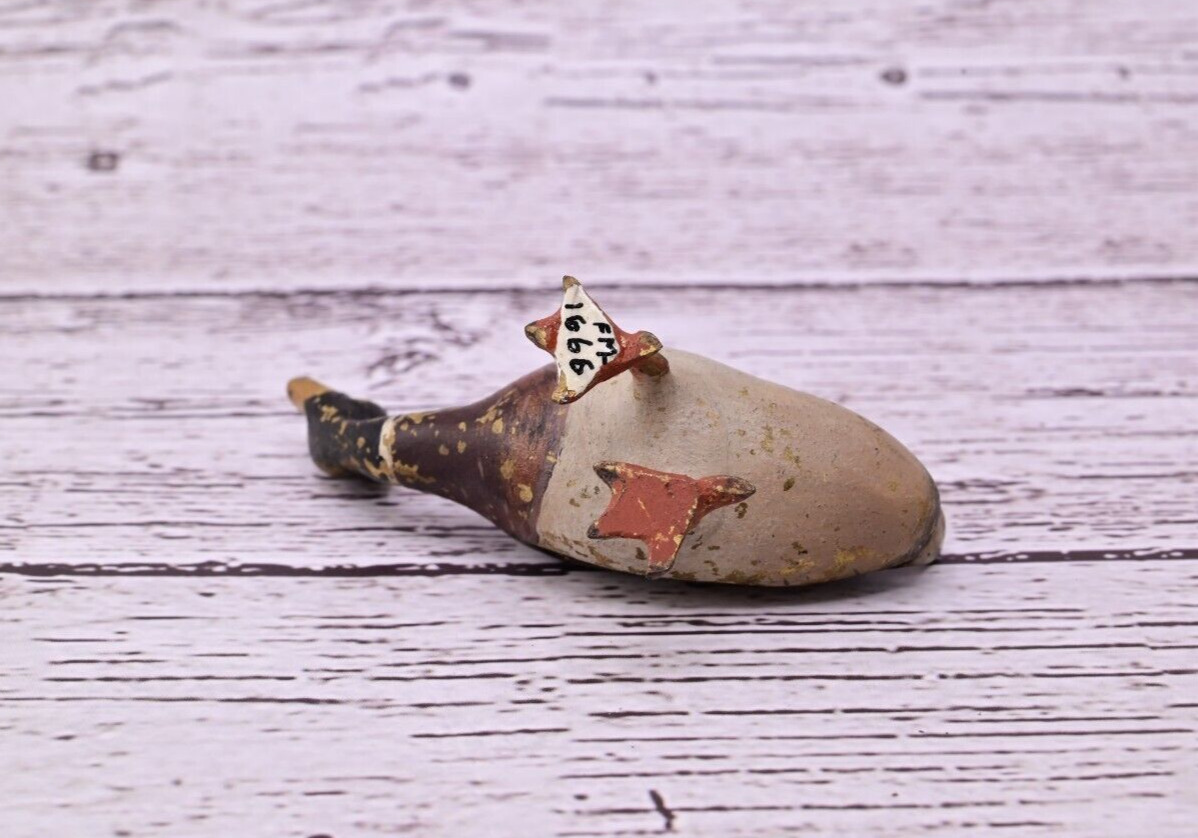 Antique Austrian Vienna Cold Painted Bronze Figure of Mallard Duck Figure8