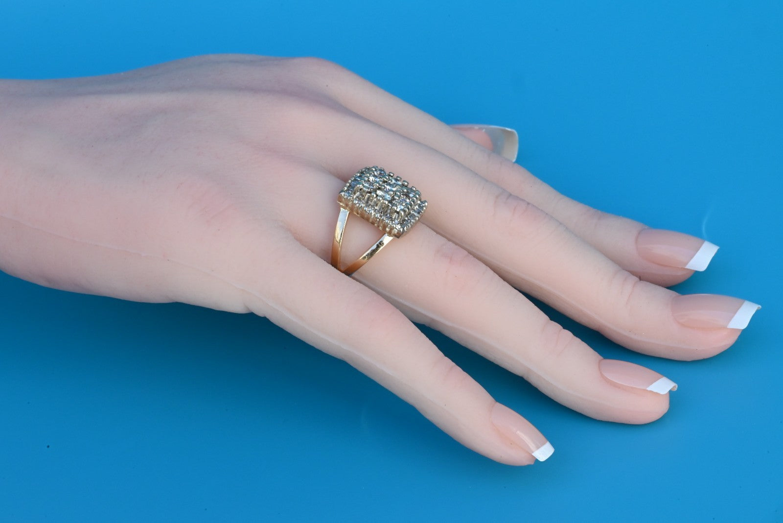 Gorgeous 14k Yellow Gold Ring W/ Natural High Quality Diamonds4