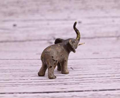 Awesome Antique Austrian Vienna Cold Painted Bronze Figure of Tiny Elephant8